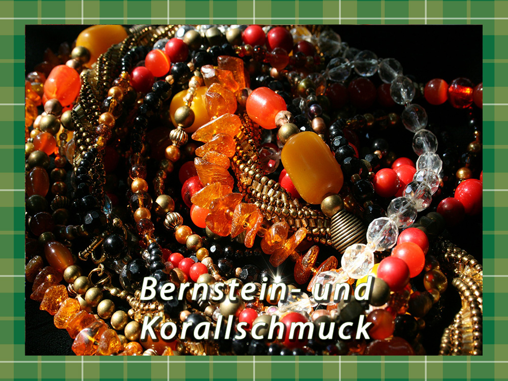 Berstein- & Korallschmuck